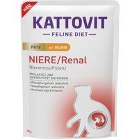 KATTOVIT Nier/Renal natvoer voor katten Paté Kip 10x85 g
