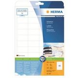 HERMA Premium - Zelf-klevende laag - wit - 48.5 x 25.4 mm 1000 etiket(ten) (25 vel(len) x 40 permanente etiketten