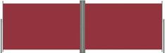 vidaXL Windscherm uittrekbaar 200x600 cm rood