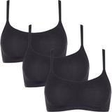 Sloggi GO Daily Cotton Top Zwart Dames XL 3-pack