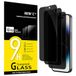 NEW'C 3 Stuks, Privacy Screen Protector voor iPhone 14 Pro (6,1 inch), verbeterde 28-graden smalle privacyhoek, ultraduurzame 9H-hardheid, bubbelvrij