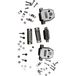 BKL Electronic 10122000 D-sub stekker 180 ° Aantal polen: 9 Solderen 1 set(s)