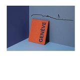 The line, Wanddecoratie, profiel van de stad Geneven, zwart, 50 cm
