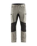 Blåkläder Service werkbroek met stretch 1459-1845 - Stone/Zwart - D92