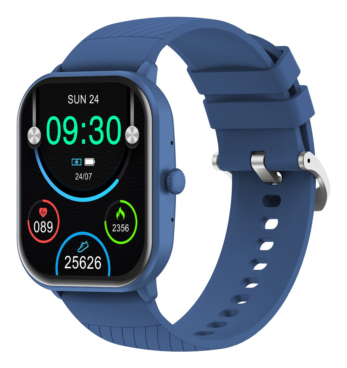 Denver SWC-187BU Smartwatch - 2.04" AMOLED Display, Touchscreen, Blue