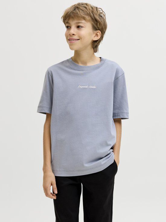 JACK&JONES JORNORREBRO EMB TEE SS CN NOOS JNR Jongens T-shirt - Maat 152
