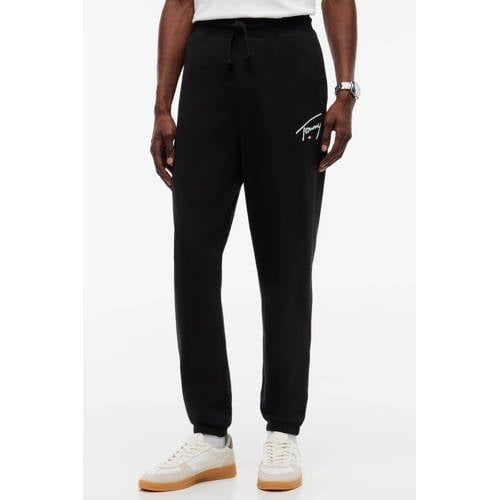 Tommy Jeans Joggingbroek Zwart Katoen L