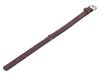 Nobby halsband "VELOURS" bruin (voet); 27 cm (20-25 cm); 12/14 mm