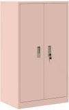 vidaXL Opbergkast Roze Staal 60 x 40 x 90 cm