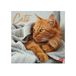 Legami Wandkalender 2025, grote wandkalender 30 x 29 cm, 12 maanden en jaarplanner, ruimte voor notities en notities, 6 talen, sterrenbeelden en internationale feestdagen, katten
