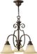 Hinkley Lustre LED | 3X E27 Max 60W | Dimmable | Bronze antique