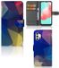 B2Ctelecom Samsung Galaxy A32 5G Book Case Polygon Dark