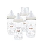 NUK Perfect Match Zuigfles 260 ml Beige, Transparant Polypropyleen (PP)