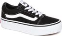 Vans MY Ward Platform Meisjes Sneakers - (Canvas) Black/White - Maat 31