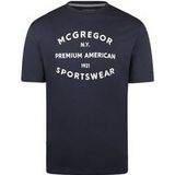 McGregor T-shirt Premium Marine Hommes Bleu Taille M