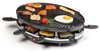 Merkloos Gourmetstel Raclette grill - Metaal - Zwart - 1 liter