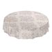 ANRO Wasdoek tafelzeil tafelkleed afwasbaar ranken barok arbeske beige rond 140 cm