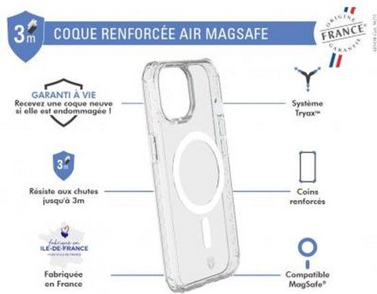 Force Case iPhone 15 Pro Hoesje - Air Series Versterkt & MagSafe Compatibel, Transparant