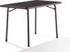 Brafab Mecalit Table de jardin 115x70 cm Gris