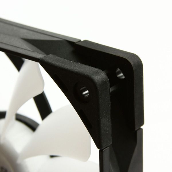 Scythe SU1225FD12HR-RN - Ventilator - Zwart, Wit