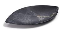 Lacor 63192 Melamine fontein in bladvorm, BPA-vrij, marmerlook, 53 x 33 x 4,3 cm
