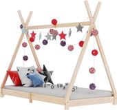 vidaXL Kinderbedframe - Massief Grenenhout - 70x140 cm