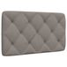 vidaXL Hoofdbordkussen 80 cm stof taupe