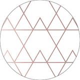 Bonateks Ronde digitaal bedrukte muismat, antislip onderkant, voor kantoor en thuis, diameter: 22 cm