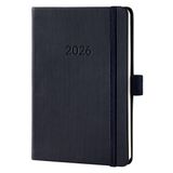 Sigel weekagenda 2026 Conceptum A6 zwart hardcover