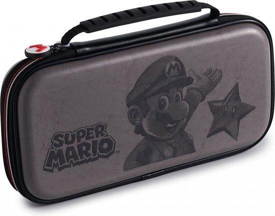 Game Traveler Nintendo Switch Case - Super Mario - Grijs
