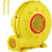 VEVOR luchtblazer voor opblaasbaar springkasteel 450W 0.6HP blowerpomp luchtpomp