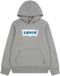 Levi's Kids Sweat à capuche avec imprimé Batwing Gris 4 Ans Garçon