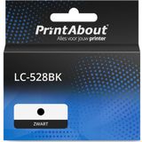 PrintAbout Inktcartridge LC-528BK Zwart Huismerk 115 ml 6000 pagina's