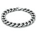 LGT JWLS Stalen heren armband Gourmette schakel Vintage 9mm-23cm