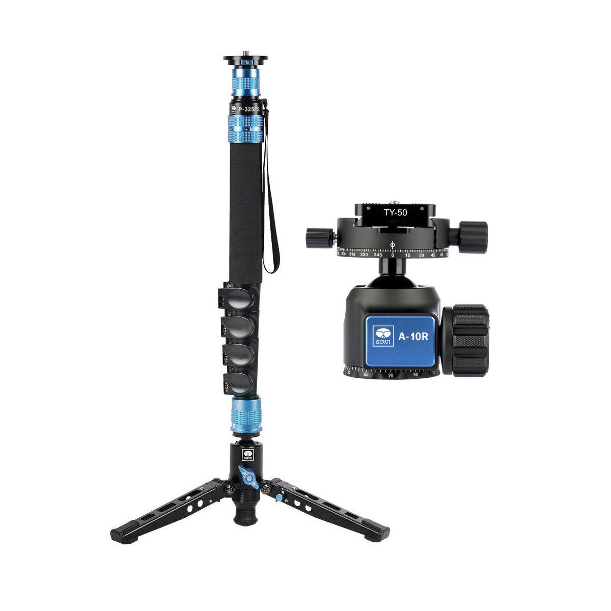 Sirui Monopod P-325FS + VA-10 Videokop