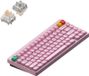 NuPhy Node 75 Clavier mécanique sans fil, profil haut, disposition QWERTY (États-Unis) / Rose pâle / Blush Max