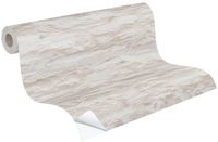 A.S. Création The Wallcover 385681 Zelfklevend Vliesbehang Steenprint Wit