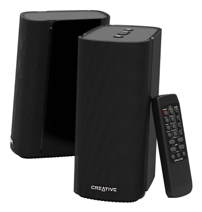 Creative Labs T100 - 2.0 Speaker - Full Range - 20W - Black