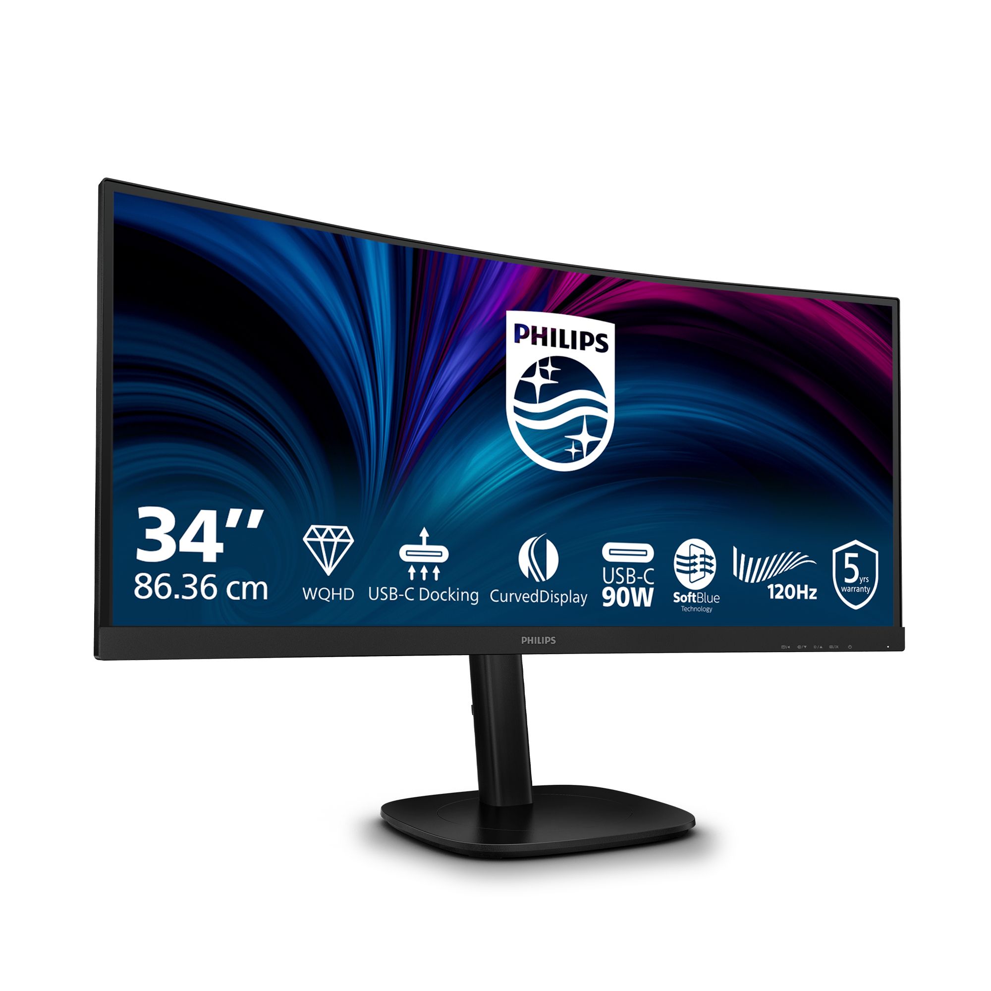 Philips 34B2U3600C 34" Wide Quad HD LCD Monitor