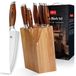 Acier Allemand Set de 7 couteaux pour la cuisine