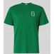 CN Tenniscourt Backprint Regular Fit T-Shirt aus reiner Baumwolle
