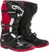 Alpinestars Honda Tech 7 Enduro Drystar Chaussures Noir Rouge Clair Taille 40/41