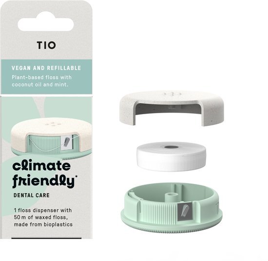 TIO Care - TIOFLOSS - Bio-based Vegan Flosdraad, 50 mtr