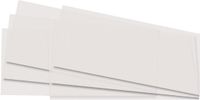 Folia Transparant Papier Blanco, 220 x 510 mm, Wit