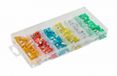 Hogert Technik HT8G500 - Jeu de fusibles automobiles - 120 pièces - Fusibles plats miniatures