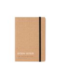 Letts of London Eco Writers Quotes A6 academische 2024/2025 week om dagboek te bekijken - bruin kraft