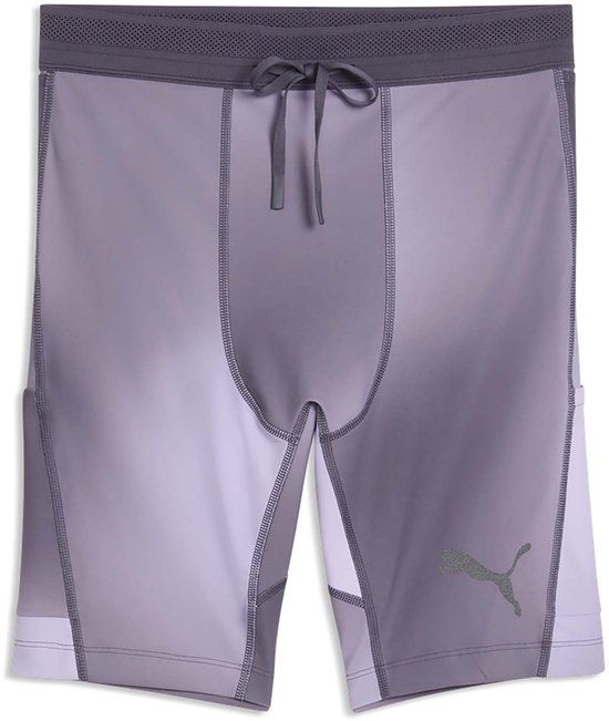 Puma M Lightspeed 8 Aop Half Tight Broeken - Blauw - Heren - Maat M