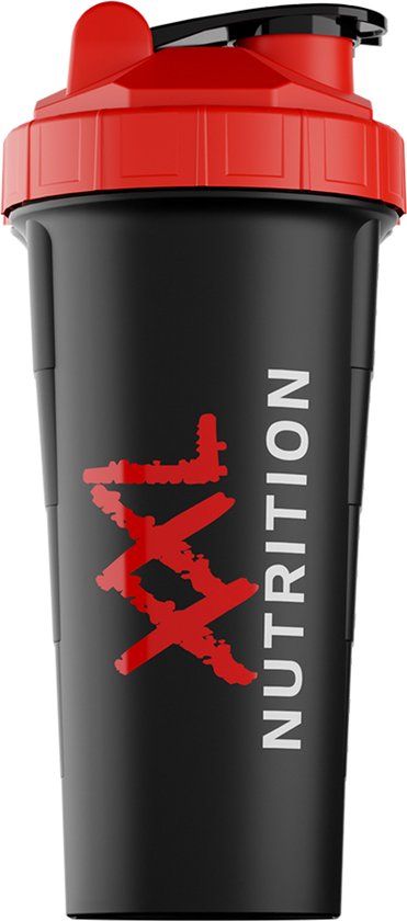 XXL Nutrition Shaker - Zwart/Rood - 800 ml