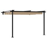 vidaXL Prieel 300 x 300 x 200 cm Taupe Polyester
