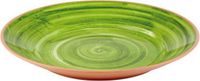 APS Melamine serveerschaal "la vida", Ø40,5 cm, groen, set van 2 stuks